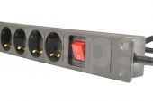 Блок сетевых розеток PDU19-8E-LS