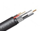 Абонентский коаксиальный кабель FinMark F690BVcu-2x0.75 POWER PVC с дополнительными токоведущими проводниками