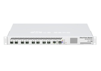 Маршрутизатор управляемый Mikrotik Описание Cloud Core Router CCR1072-1G-8S+ (MNA31EC141104)