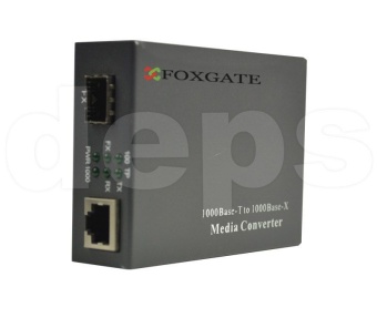 1000Base-TX SFP медиаконвертор с внешним БП
