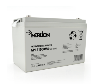 Аккумуляторная батарея АКБ MERLION AGM GP121000M8 12 V 100 Ah