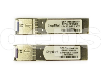 Одноволоконные SFP 1Gbps WDM модули Step4Net