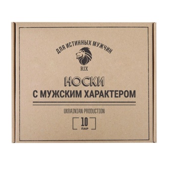 Набор мужских носков RIX 10пар, классические ассорти (4 цвета) 39-42 (MNA31EC121201)